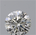 Natural Diamond 0.52 Carats, Round with Excellent Cut, I Color, IF Clarity and Certified by IGI