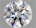 Diamante Natural 1.50 quilates, Redondo , Color E, claridad VVS2 y certificado GIA