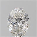 Natural Diamond 1.20 Carats, Oval with  Cut, H Color, VVS2 Clarity and Certified by GIA