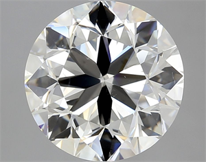 Picture of Natural Diamond 4.01 Carats, Round with Very Good Cut, J Color, SI1 Clarity and Certified by GIA