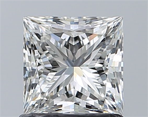 Picture of Natural Diamond 1.01 Carats, Princess with  Cut, I Color, VS2 Clarity and Certified by GIA