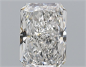 Natural Diamond 1.50 Carats, Radiant with  Cut, F Color, VS1 Clarity and Certified by GIA