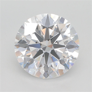 Picture of Lab Grown Diamond 5.04 Carats, Round with Excellent Cut, E Color, VVS2 Clarity and Certified by GIA