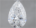 Diamante Natural 0.70 quilates, De pera , Color E, claridad SI2 y certificado GIA