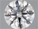 Natural Diamond 1.71 Carats, Round with Excellent Cut, D Color, VVS1 Clarity and Certified by GIA