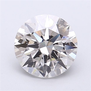 Picture of Lab Grown Diamond 1.55 Carats, Round with Excellent Cut, G Color, VVS2 Clarity and Certified by IGI
