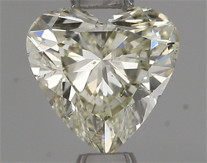 Picture of Natural Diamond 0.50 Carats, Heart with  Cut, K Color, SI2 Clarity and Certified by IGI
