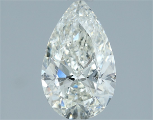 Picture of Natural Diamond 1.00 Carats, Pear with  Cut, I Color, SI2 Clarity and Certified by IGI