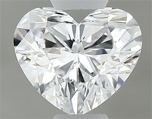 Foto Diamante Natural 0.35 quilates, Corazón , Color D, claridad SI1 y certificado GIA de