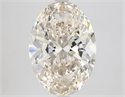 Natural Diamond 4.07 Carats, Oval with  Cut, K Color, VS1 Clarity and Certified by GIA