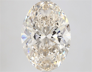 Picture of Natural Diamond 4.07 Carats, Oval with  Cut, K Color, VS1 Clarity and Certified by GIA