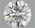Lab Grown Diamond 1.54 Carats, Round with Excellent Cut, G Color, VS1 Clarity and Certified by IGI