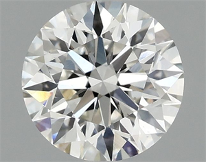 Picture of Lab Grown Diamond 1.54 Carats, Round with Excellent Cut, G Color, VS1 Clarity and Certified by IGI