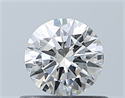Diamante Natural 0.46 quilates, Redondo , Color I, claridad VVS1 y certificado GIA