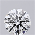Lab Grown Diamond 1.05 Carats, Round with Ideal Cut, E Color, IF Clarity and Certified by IGI