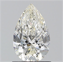 Natural Diamond 1.00 Carats, Pear with  Cut, I Color, VS1 Clarity and Certified by GIA