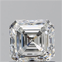 Natural Diamond 0.90 Carats, Asscher with  Cut, G Color, VVS1 Clarity and Certified by GIA