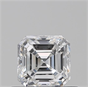 Natural Diamond 0.50 Carats, Asscher with  Cut, E Color, VS2 Clarity and Certified by GIA