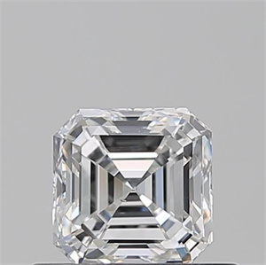 Picture of Natural Diamond 0.50 Carats, Asscher with  Cut, E Color, VS2 Clarity and Certified by GIA