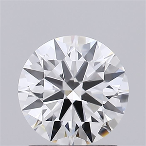 Picture of Lab Grown Diamond 1.12 Carats, Round with Ideal Cut, D Color, VVS2 Clarity and Certified by IGI
