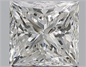 Natural Diamond 1.51 Carats, Princess with  Cut, G Color, VS2 Clarity and Certified by GIA