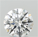 Lab Grown Diamond 2.54 Carats, Round with Ideal Cut, E Color, VVS2 Clarity and Certified by IGI