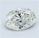 Diamante Natural 1.20 quilates, Ovalado , Color H, claridad VS2 y certificado GIA
