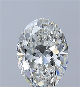 Foto Diamante Natural 2.01 quilates, Ovalado , Color H, claridad VVS2 y certificado GIA de