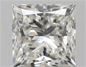 Natural Diamond 0.80 Carats, Princess with  Cut, I Color, VS1 Clarity and Certified by GIA