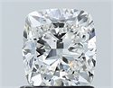 Natural Diamond 1.20 Carats, Cushion with  Cut, G Color, SI1 Clarity and Certified by GIA