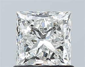 Picture of Natural Diamond 1.01 Carats, Princess with  Cut, I Color, VS2 Clarity and Certified by GIA
