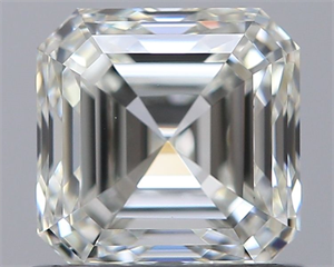 Foto Diamante Natural 0.85 quilates, Asscher , Color I, claridad VVS1 y certificado GIA de