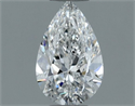 Natural Diamond 0.50 Carats, Pear with  Cut, G Color, SI2 Clarity and Certified by GIA