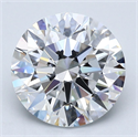 Natural Diamond 3.66 Carats, Round with Excellent Cut, D Color, VS1 Clarity and Certified by GIA