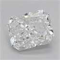 Natural Diamond 2.51 Carats, Radiant with  Cut, F Color, VS2 Clarity and Certified by GIA