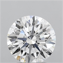 Del inventario de diamantes de laboratorio, 2.10 quilates, Redondo , Color D, claridad VVS2 y certificado IGI