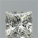 Natural Diamond 0.91 Carats, Princess with  Cut, J Color, VS1 Clarity and Certified by GIA
