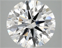 Lab Grown Diamond 4.09 Carats, Round with Ideal Cut, E Color, VS1 Clarity and Certified by IGI