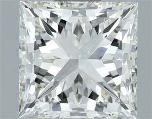 Foto Diamante Natural 1.50 quilates, Princesa , Color I, claridad VVS2 y certificado IGI de