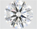 Lab Grown Diamond 3.72 Carats, Round with Ideal Cut, G Color, VS1 Clarity and Certified by IGI