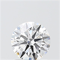 Lab Grown Diamond 1.01 Carats, Round with Excellent Cut, D Color, VS2 Clarity and Certified by IGI