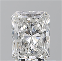 Natural Diamond 0.70 Carats, Radiant with  Cut, G Color, VS2 Clarity and Certified by GIA