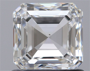 Foto Diamante Natural 1.01 quilates, Asscher , Color G, claridad VS2 y certificado GIA de