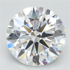 Foto Del inventario de diamantes de laboratorio, 3.52 quilates, Redondo , Color D, claridad VVS1 y certificado IGI de