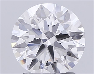 Picture of Lab Grown Diamond 2.05 Carats, Round with Ideal Cut, D Color, VVS1 Clarity and Certified by IGI
