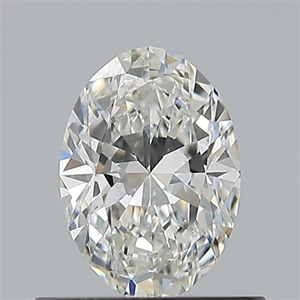 Picture of Natural Diamond 0.51 Carats, Oval with  Cut, G Color, IF Clarity and Certified by GIA
