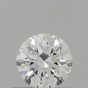 Foto Diamante Natural 0.41 quilates, Redondo , Color E, claridad IF y certificado GIA de