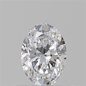Foto Diamante Natural 0.52 quilates, Ovalado , Color D, claridad VVS1 y certificado GIA de