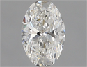 Natural Diamond 0.71 Carats, Oval with  Cut, G Color, SI1 Clarity and Certified by GIA