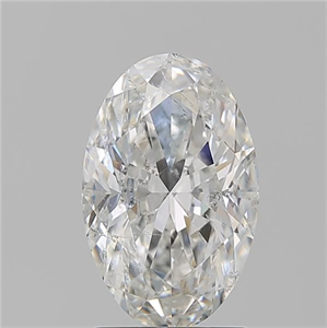 Picture of Natural Diamond 2.01 Carats, Oval with  Cut, G Color, SI2 Clarity and Certified by GIA